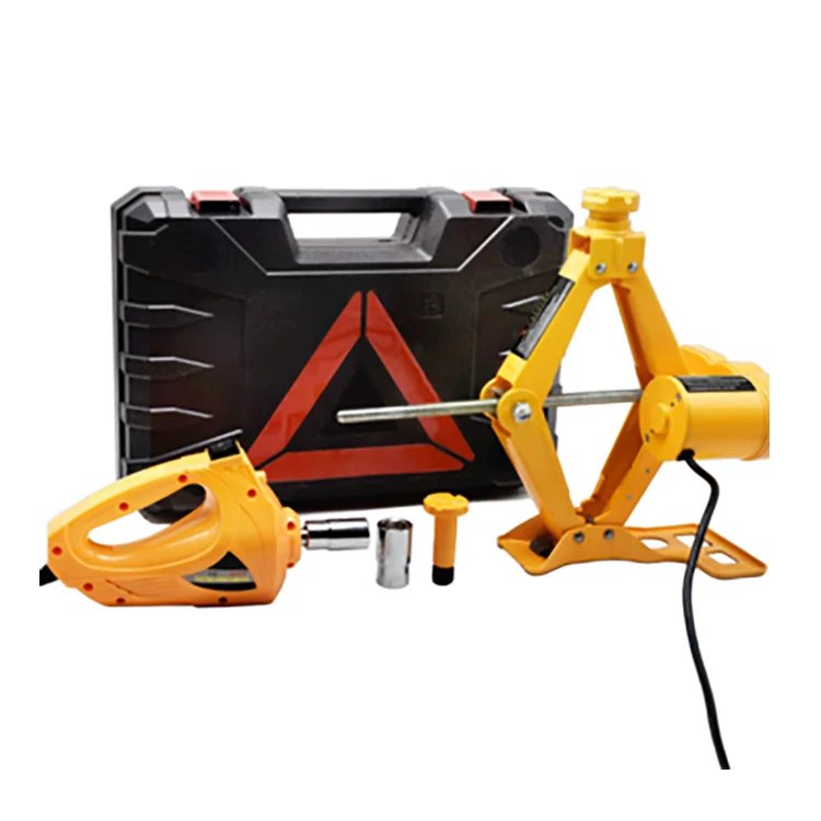 
Electric Scissor Jack with Impact Wrench Set 