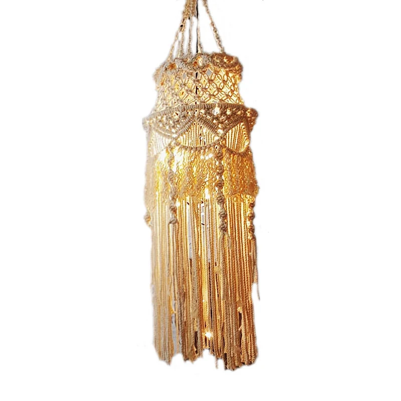 
Chandelier luxury crafts interior decoration with a variety of colors can be customized Pure manual weaving light household prac 