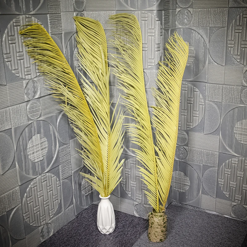 Extra Tall Over 3ft Decorative Flowers Cycas Revoluta Preserved Natural Dried Sago Palm Leaves for Floral Arrangements