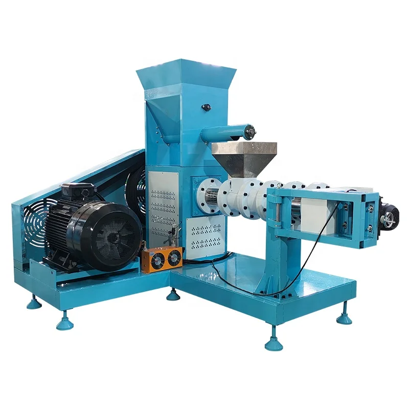 Best selling soya soybean corn extruder machine animal feed making