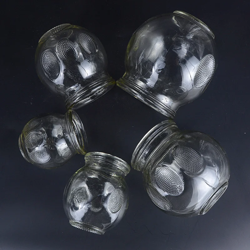 Traditional Chinese Medicine  Fire Glass Vacuum Therapy Cupping Set For Body