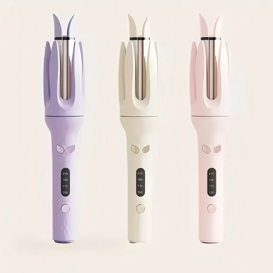 28mm barrel curling iron, 4 temperature adjustment modes, curling iron with smart timer, automatic power off