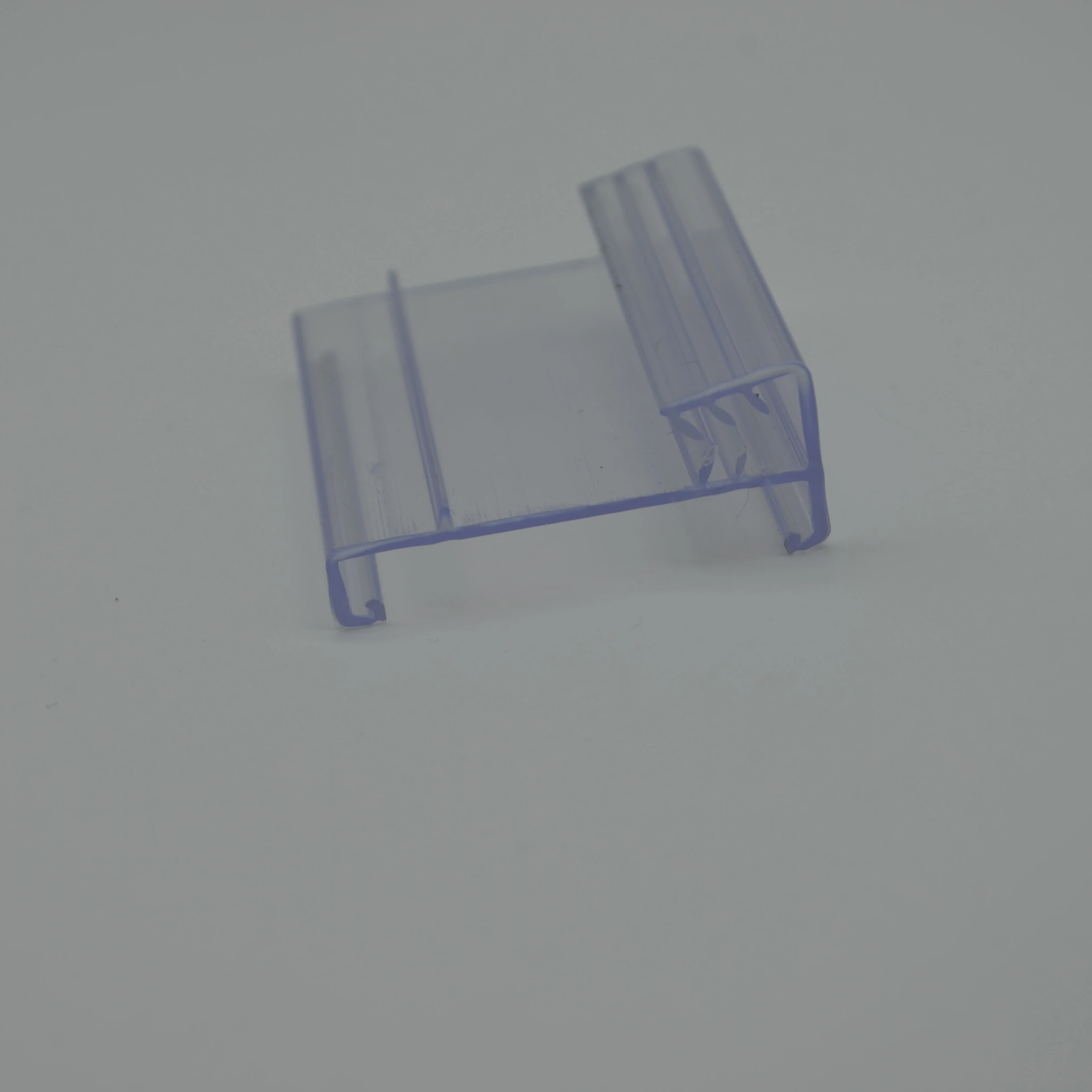 Supermarket shelf strip rail with option to mount protective cover digital esl electronic shelf label holder