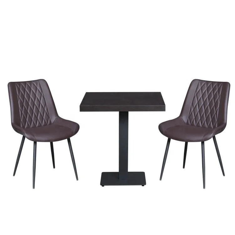 Home Restaurant Living Room Stackable Folding Colorful Soft PU Leather Padded Upholstered Metal Dining Chair