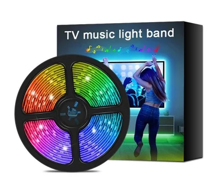 Hot sale 5V music infrared remote control TV/computer gaming light background led strip 5050 RGB game accessories