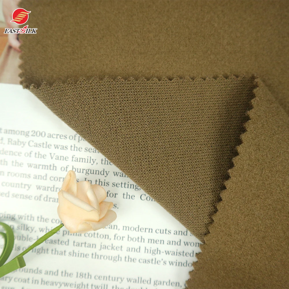 Fabrics Wholesale Materials 100%Polyester Fleece Fabric  for Autumn and Winter Coat Jacket