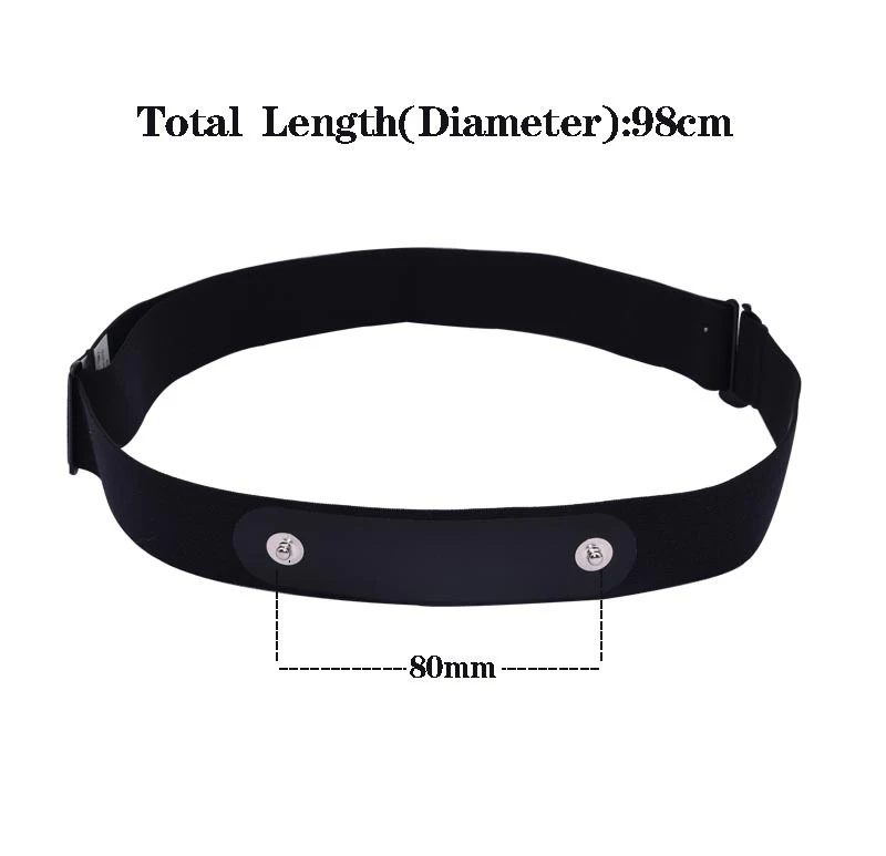 Custom LOGO Exercise Heart Rate Belt Bluetooth Heart Rate Monitoring Chest Strap for Cycling Running
