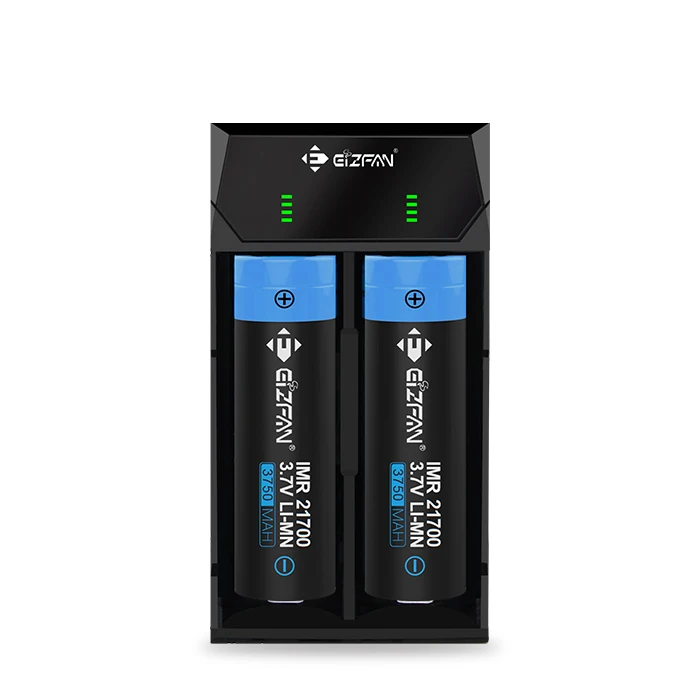 2020 hot sell Eizfan NC2 2 slots carregador de pilhas 18650 with USB cable (62015458698)