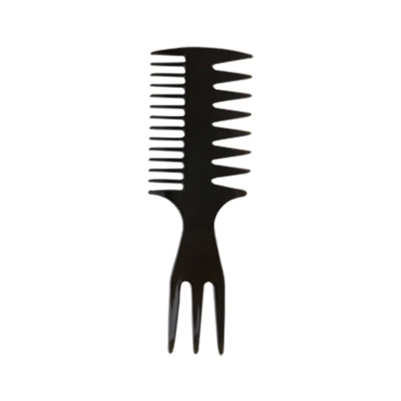 wholesale Custom Logo Printed plastic wide tooth hair comb salon or home hairdressing comb plastic comb