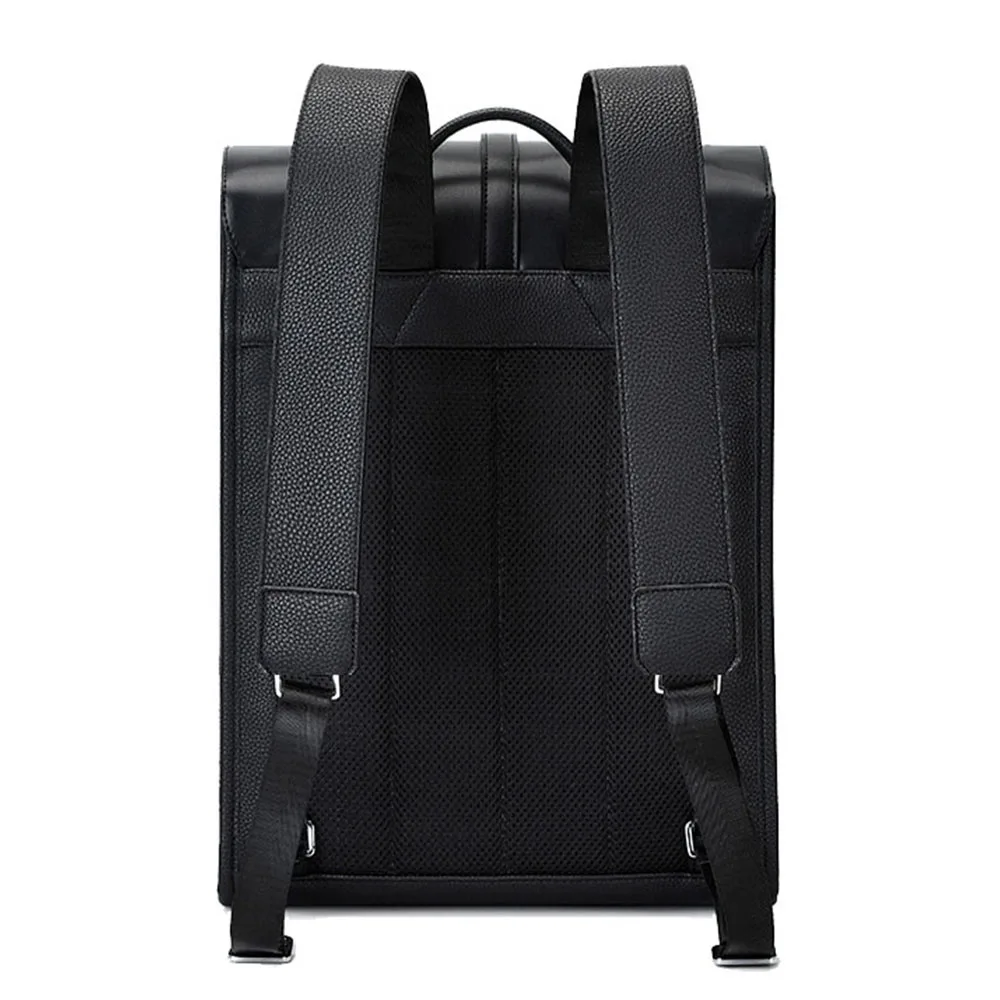 Индивидуальный брендовый мужской вместительный деловой Повседневный стильный женский уличный современный кожаный дорожный рюкзак для ноутбука