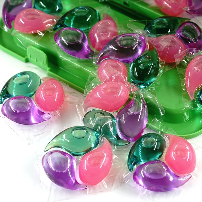 Household cleaning 3 in one washing clothes liquid detergent soap 15g laundry pods