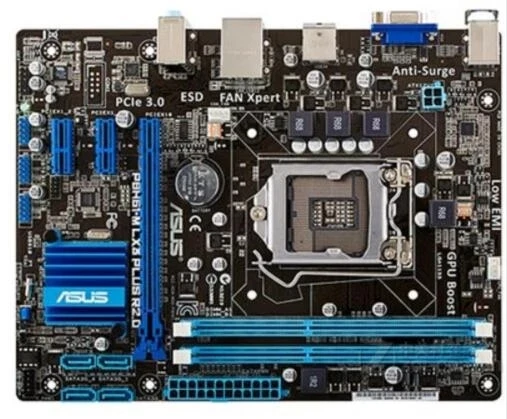 
Used asus P8H61-M LX3 PLUS R2.0 Desktop Motherboard H61 Socket LGA 1155 i3 i5 i7 DDR3 16G uATX UEFI BIOS 