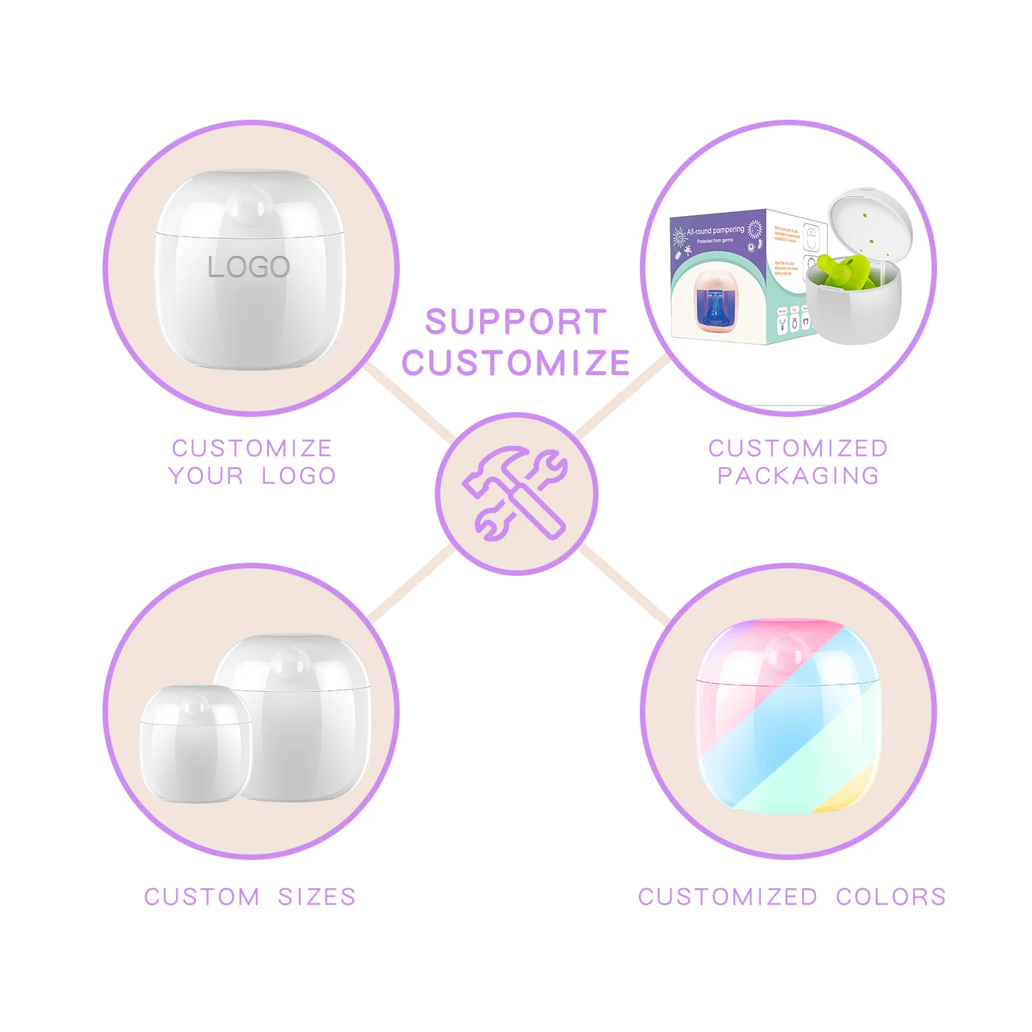 Popular Wholesale Warm Water Bottle For Babies And Sterilized Electric Digital Infant Feeding Bottle Sterilizer For Baby Bottles