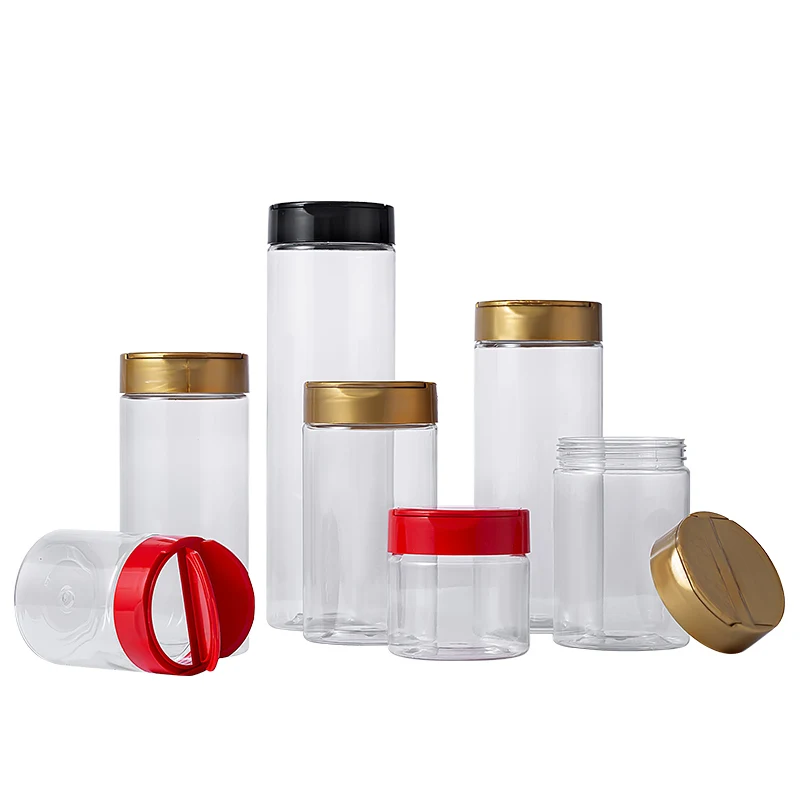 Factory PET Empty Plastic Seasoning Bottles Spice Shaker Powder Containers Pepper Salt spice jar
