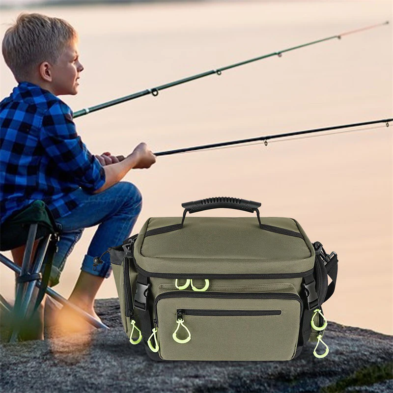 Custom Fishing Rod Holder Bag Waterproof Packing Fishing Bags Tackle Backpack Polyester Durable Shark Power Surf Bx Fishing Rod
