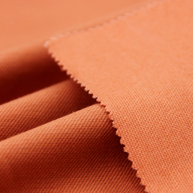 
Xin Wo Textile Hot Sale Woven Coated Colorful Jacket Organic Cotton Coat Fabric For Clothing 