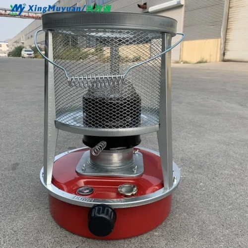 4.6L Kerosene Stove Heater with Stove Bag Lightweight Portable Stainless Steel Oil Heater Glass Burner for Indoor Camping