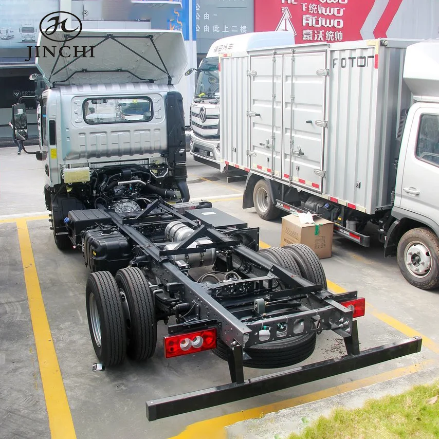Foton electric trucks 4.5T 4.17m single row plug-in hybrid power grid light truck New Energy Vehicles