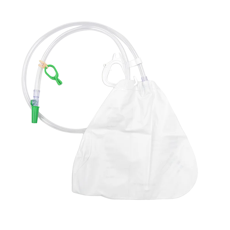 JCMED 2000ml Male Urinal Silicone Portable Urine Collection Bag