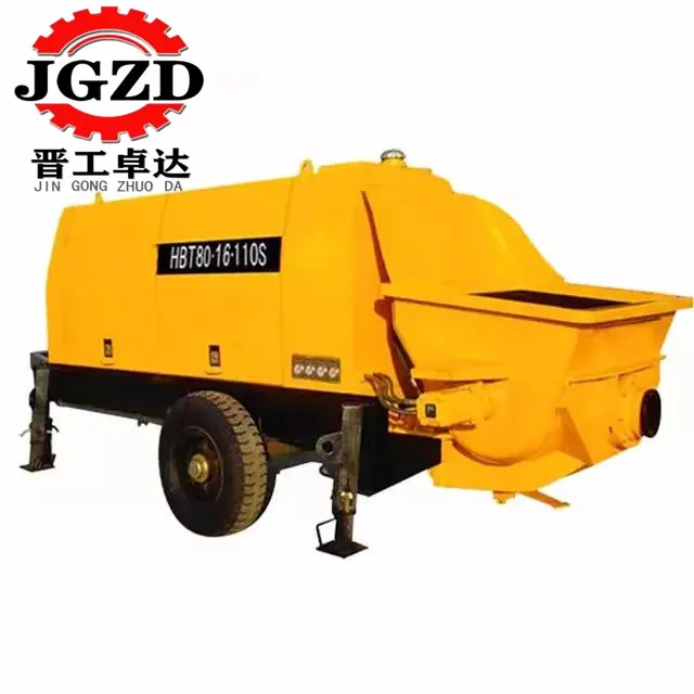 Small secondary construction column pump mini concrete pump for sale mobile small concrete pump price