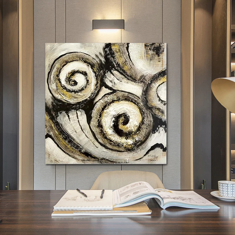 Modern Abstract Oil Painting on Canvas Posters and Prints Wall Art Painting  Abstract Art Picture for Living Room Home Decor