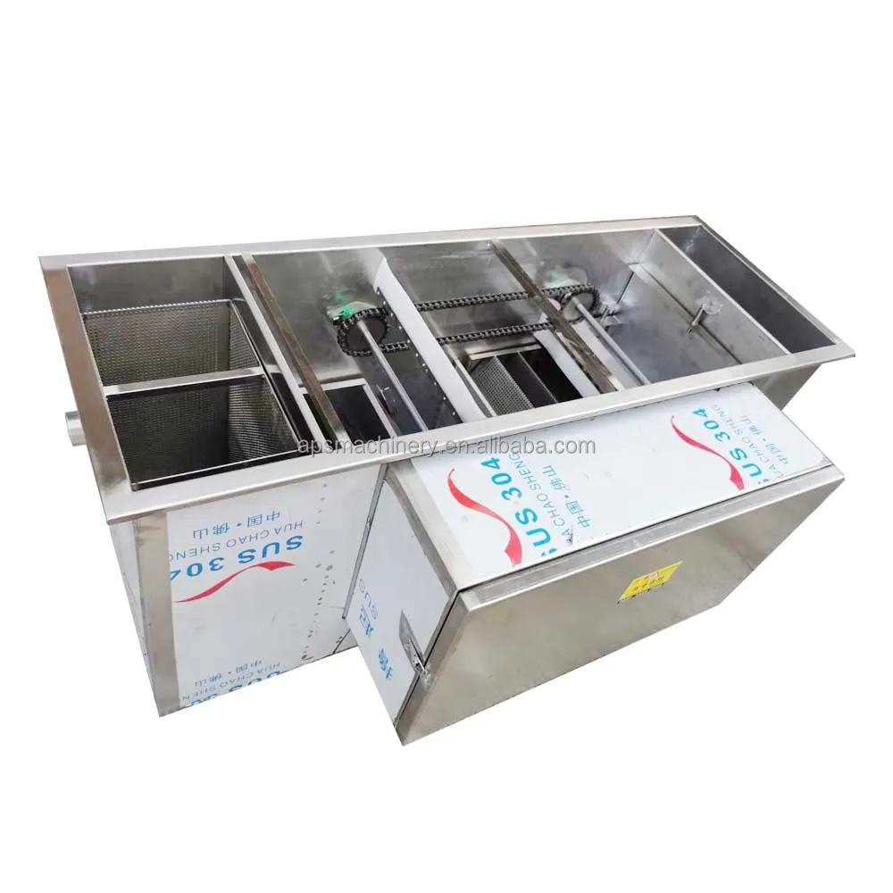 Electric grease trap automatic skimmer Restaurant grease trap for sink Oil water separator filter Grease interceptor oil trap