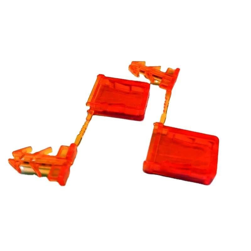 Free sample factory directly 50cm orange plastic wire seal padlock