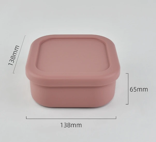 2024  Microwave Safe Silicone Kids Wholesale Silicone Baby Bento Lunch Box