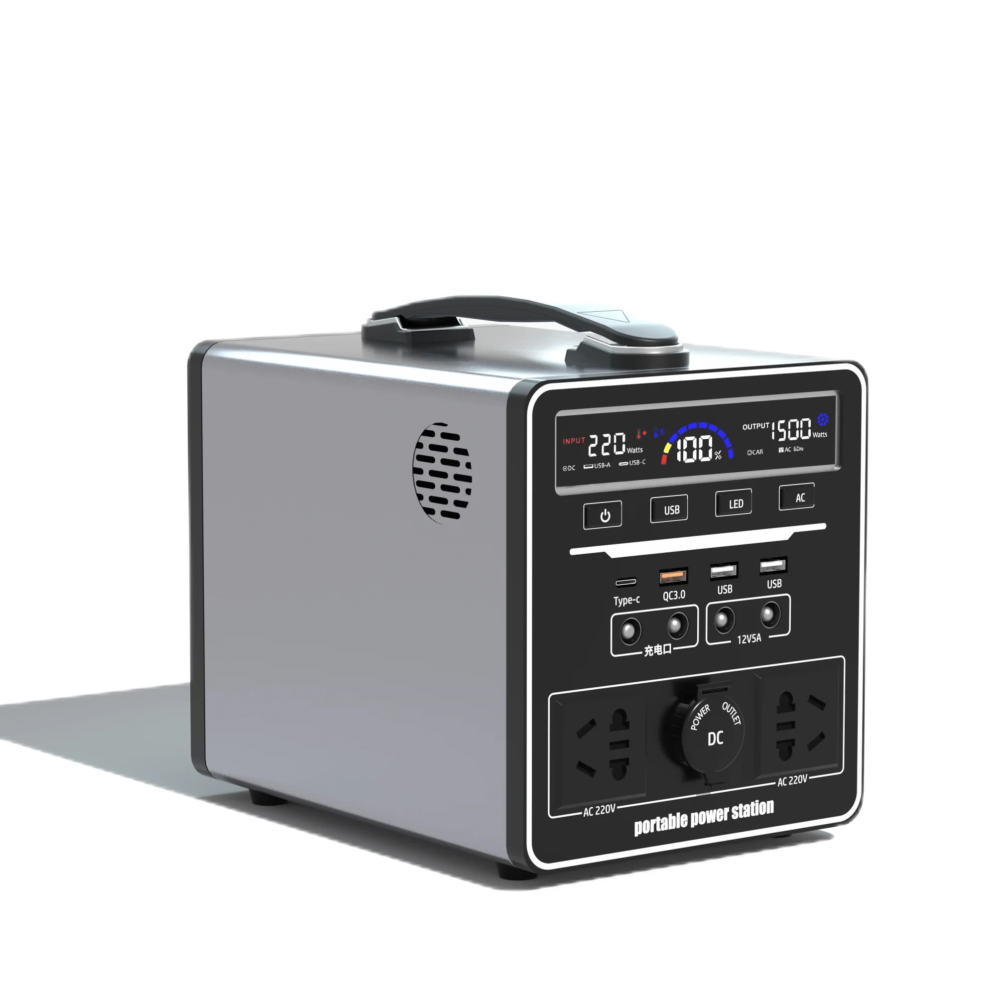 Home Outdoor Power Banks Solar Charging Station Portable Power Generator Solar bank 300W 500W Power Station