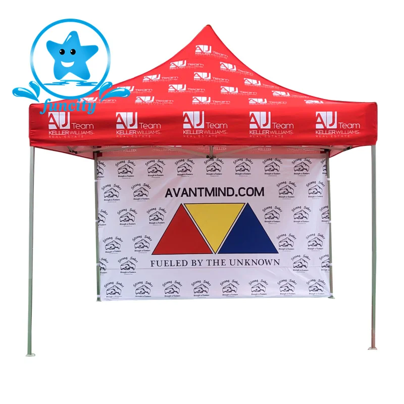 Factory direct price promotional advertising sun shade waterproof retractable pickup pop-up tent