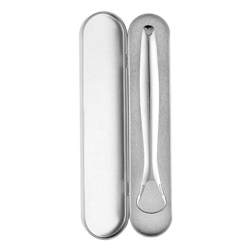 2024 New YD Professional Stainless Steel Tongue Cleaner and Scraper for Adult