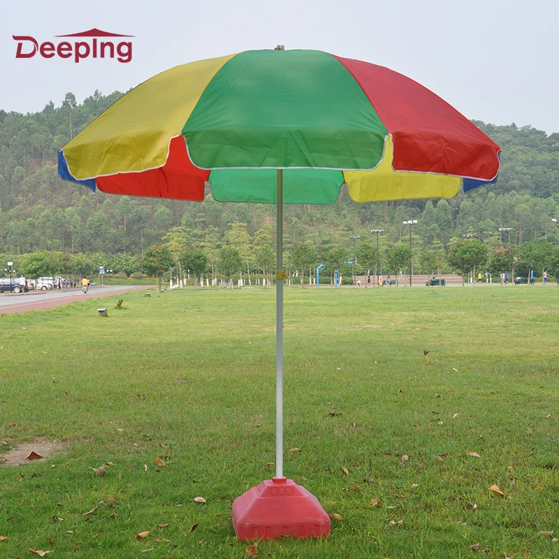 Glamping Commercial Outdoor Sun Umbrella Beach Lightweight White Parasol With Fringe