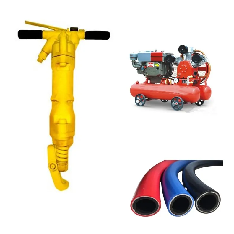 Portable use Jack hammer high efficient pneumatic tools for Clients in Peru
