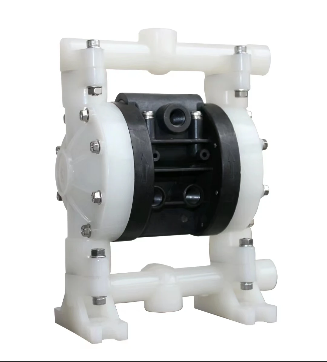 PVDF (Kynar) Chemical Resistance Transfer Air Operated Pneumatic Double Membrane Diaphragm Pump