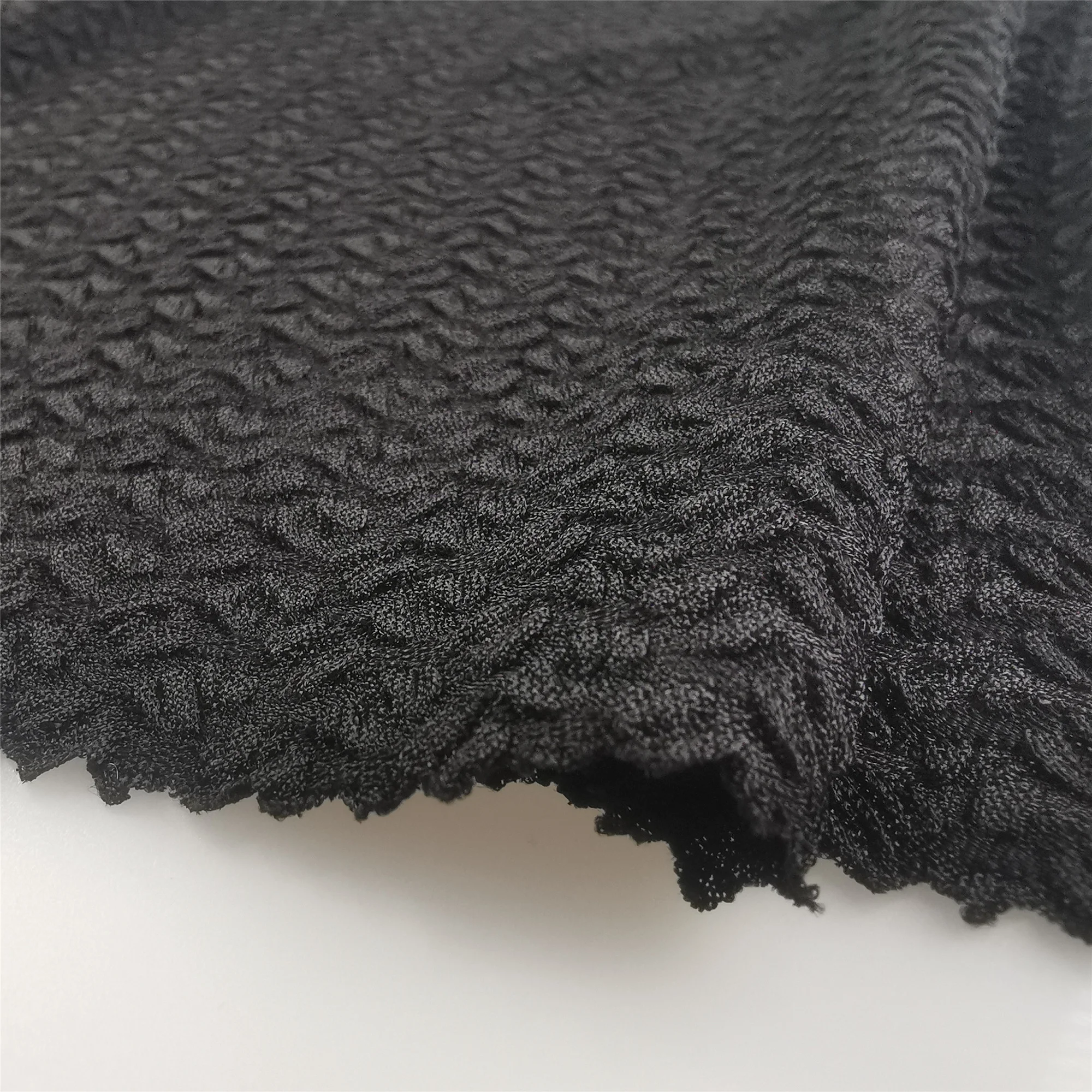 High quality hot selling fabric  Polyester  jacquard fabric for  dress and garment