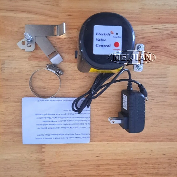 LPG/LNG gas leakage shut off valve manipulator 12v fireplace WIFI TUYA manipulator robot DN15/DN20/DN25/DN32