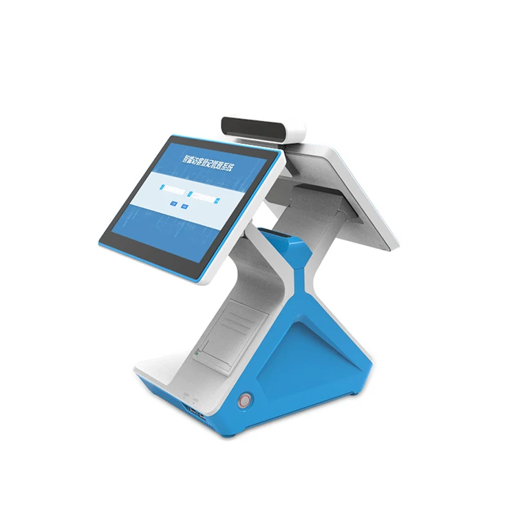 New dual-screen 11.6-inch cash register RK3568 flat screen display cash register All in One POS terminal Systems Machine