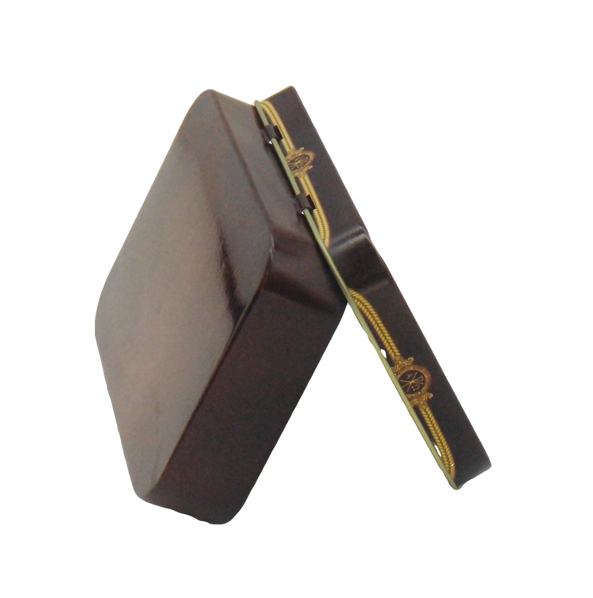 Rectangular Tins Plain Hinged Metal Packing Box Matte Black Tin Container White Silver Metal Tins Box