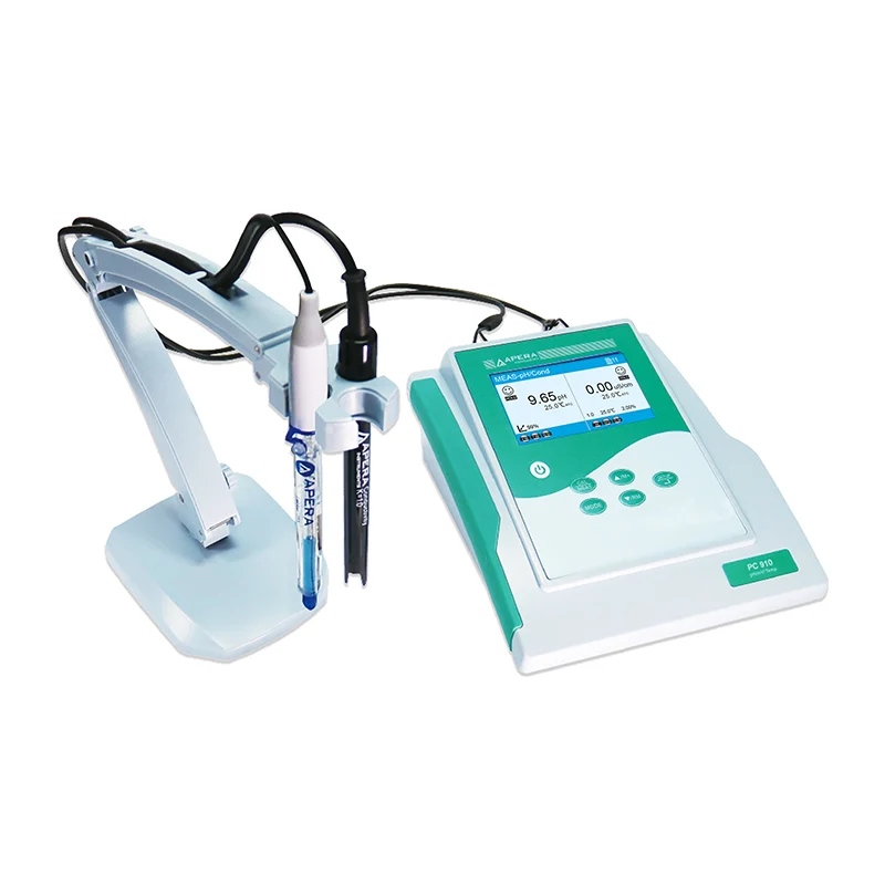 In Stock  PC910 High Precision pH Conductivity meter
