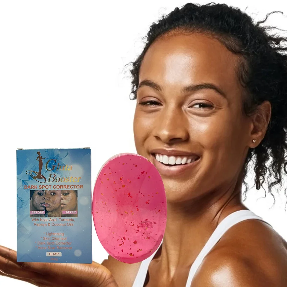 Cleanses Exfoliates Fades Acne Hyperpigmentation Brightens Skin Tone Dark Spot Corrector Soap For Beauty African American Skin