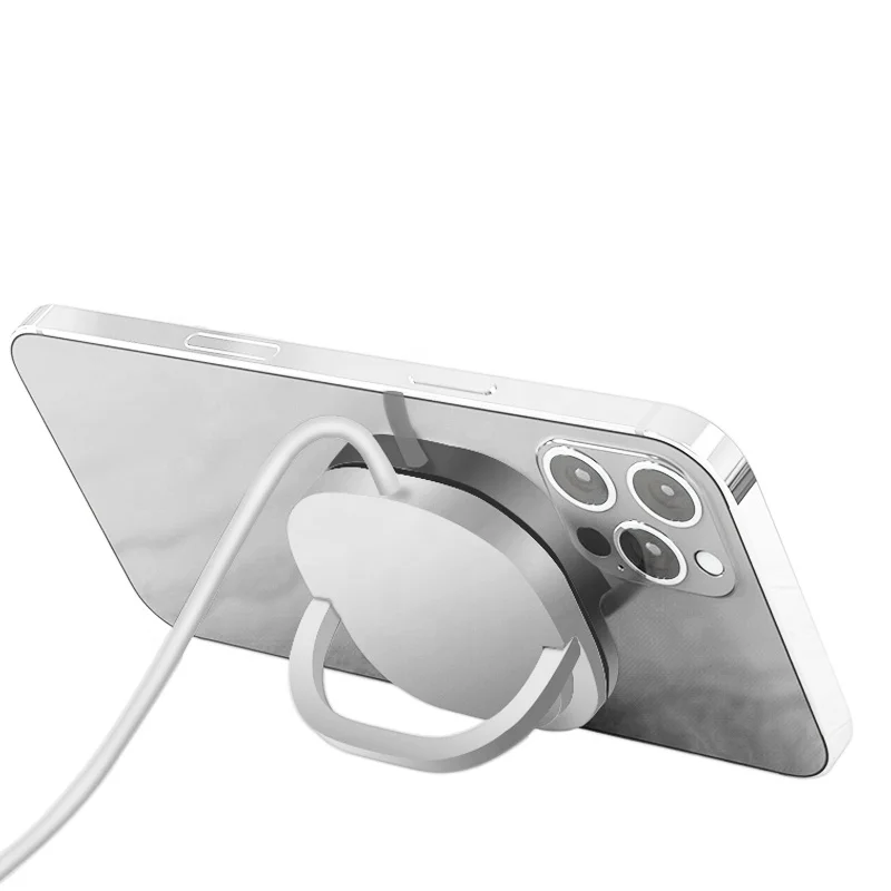 Магнитное Беспроводное зарядное устройство QI Mini USB Аксессуары для мобильных телефонов Магнитная подставка быстрой зарядки