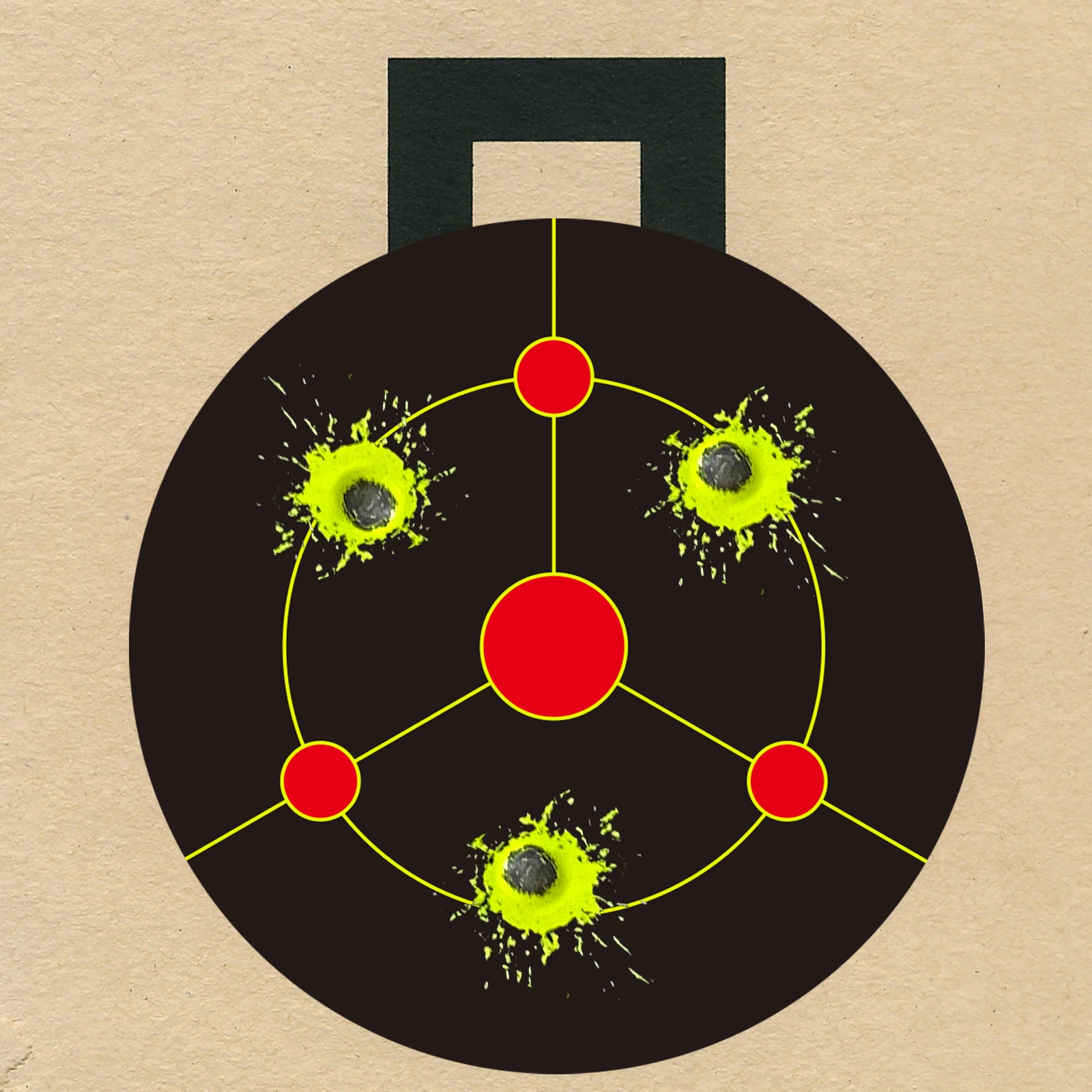 Firearms Practice Training Target Sputtering Sticky Splat Impact Splat for Bow Impact Practice Shooting Target