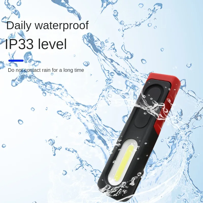 Led handheld Work Lamp Cob Magnet auto repair work flashlight USB charging Car Maintenance Light with strong magnetic