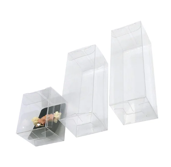 Hook transparent PVC box plastic box color PET transparent box