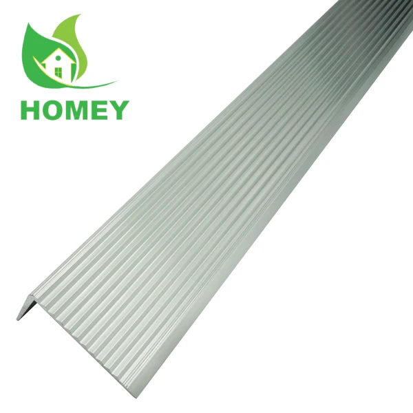 
flexible vynal stairs nose aluminium with pvc insert strip aluminum stair nosing for carpet 