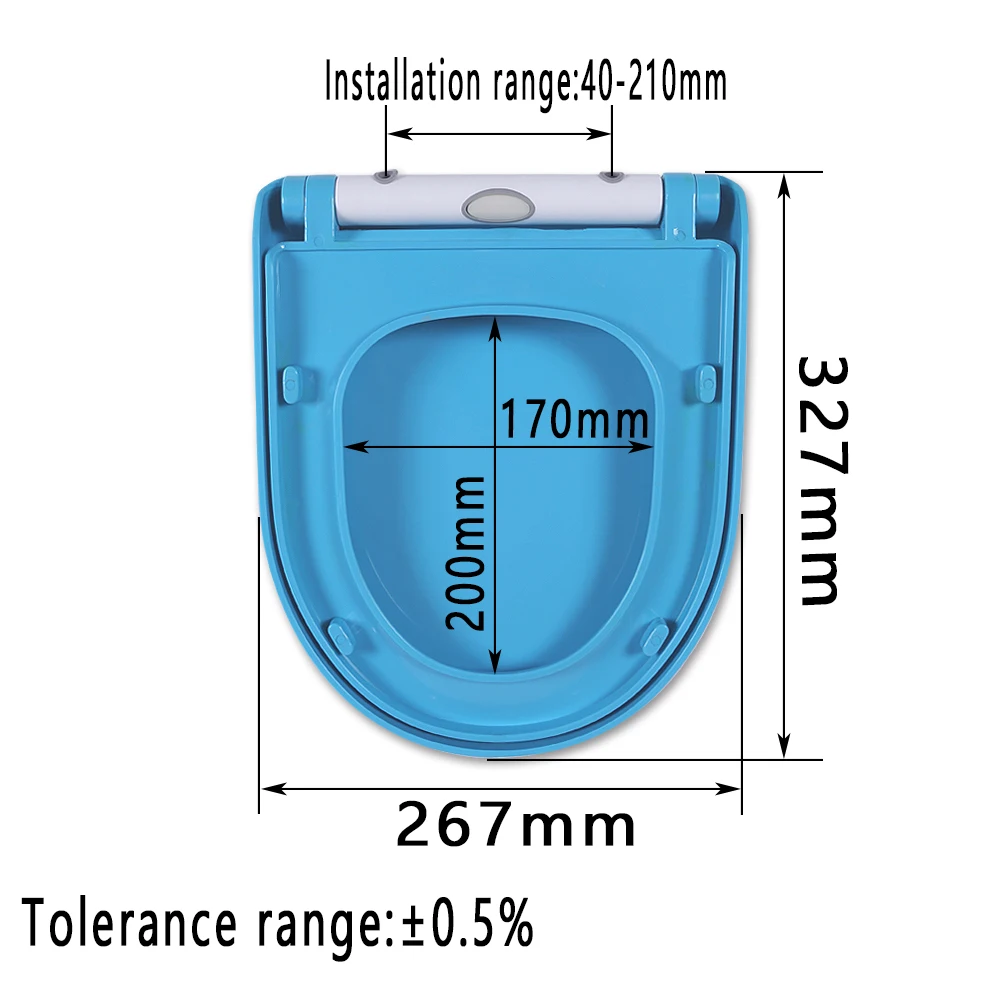 Soft Closing Sanitary Wc kids Toilet Seat Cover Robust Seat D Shape Quick Release Pp kids Toilet Seats Lids
