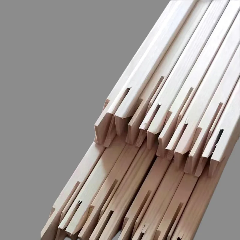 Factory Supply Wooden Customized Stretcher Canvas Stretcher Bar Strip Frame Set Inner Frame