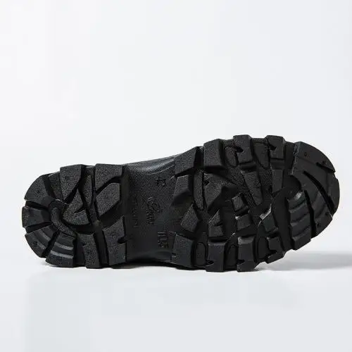 New Plastic Cement & PVC rain shoes Boots waterproof shoes anti-skidding black 422143