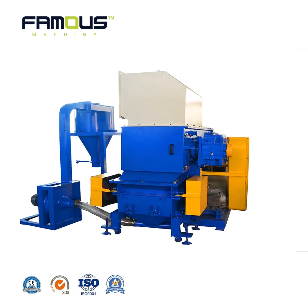 Customizable Industrial Single Shaft Shredder Waste Film And Woven Bag Soft Material Shredder Machine For Sale