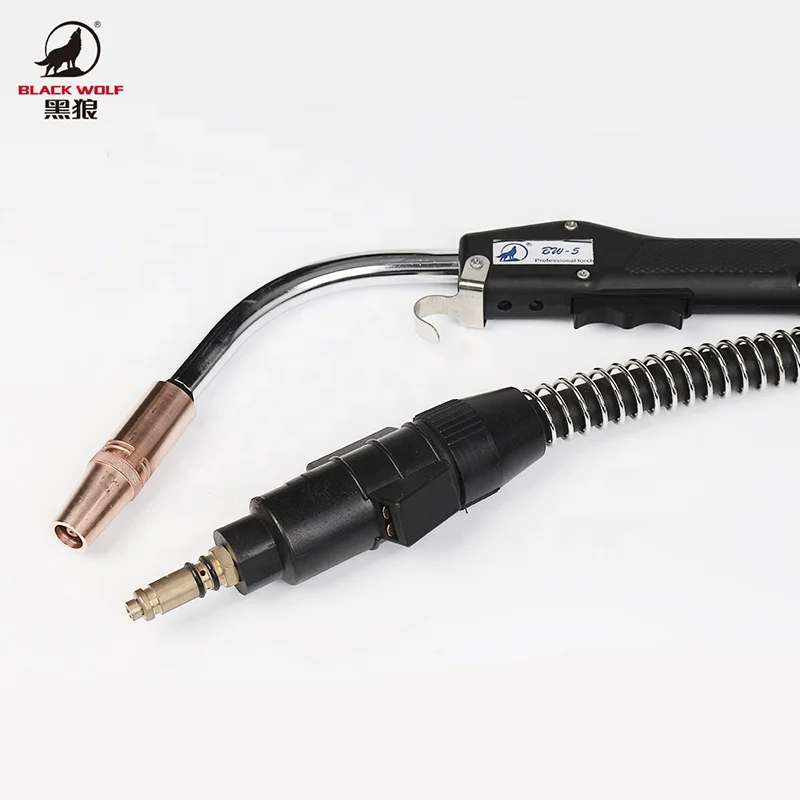 Черный волк Mig Сварочная горелка 500A смешанный газ с воздушным охлаждением для TWECO